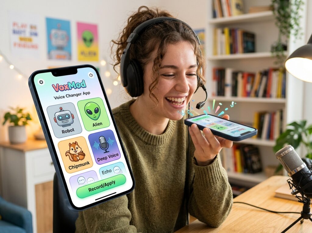 Voice-Changing App for WhatsApp Messages